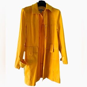 Nine & company bright yellow coat